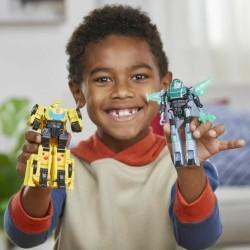 Figuras de Acción Hasbro Cyber-Combiner Bumblebee et Mo Malto