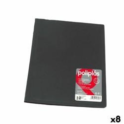 Carpeta Clasificadora Grafoplas Negro A4 (8 Unidades)