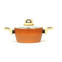 Cacerola Con Tapa Amercook Terracota (Ø 20 cm)