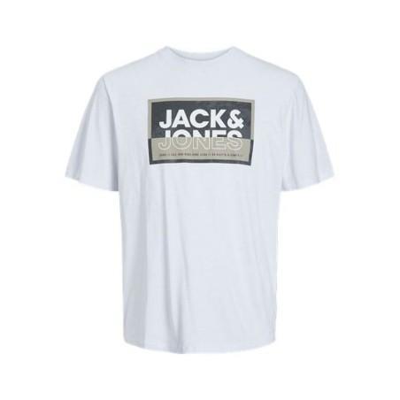 Camiseta de Manga Corta Hombre Jack & Jones COLOGAN TEE SS 12253442  Blanco