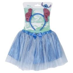 Disfraz para Niños Stitch Azul Diadema Tutú 2 Piezas