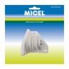 Polea para pérgola Micel TLD20 Nailon 7,3 x 7,3 x 8 cm Lateral Blanco