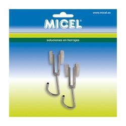 Polea para pérgola Micel TLD17 Acero Inoxidable 18,5 x 17 x 60 mm Exterior 2 Unidades