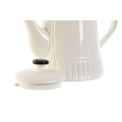 Tetera Home ESPRIT Blanco Negro Porcelana 1 L