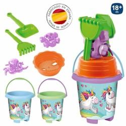 Set de Juguetes de Playa Juinsa Unicornio 20 x 41 cm