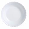 Plato Llano Luminarc Feston Blanco Vidrio (Ø 25 cm)