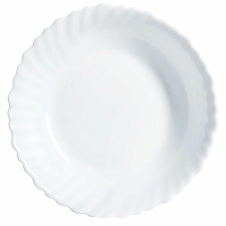 Plato de Postre Luminarc Feston Blanco Vidrio (Ø 18,5 cm)