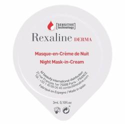 Mascarilla Hidratante de Noche Rexaline Derma 3 ml x 6 Piel Sensible