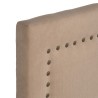 Cabecero de Cama Tejido Sintético Beige