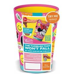 Vaso Minnie Mouse Flower Power 470 ml Plástico