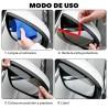 Protector antilluvia para retrovisor OCC Motorsport OCCDEC020 Ahumado Universal 2 Piezas