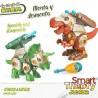 Set 2 Dinosaurios Colorbaby 21 x 14 x 9,5 cm articulado Lanza Proyectiles 4 Unidades Dinosaurio