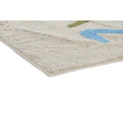 Alfombra Home ESPRIT Blanco Multicolor Infantil 100 x 150 x 1,5 cm