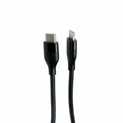 Cable USB-C a Lightning V7 V7USBCLGT-1M         Negro