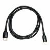 Cable USB-C a Lightning V7 V7USBCLGT-1M         Negro