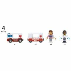 Playset Brio Rescue Ambulance 4 Piezas