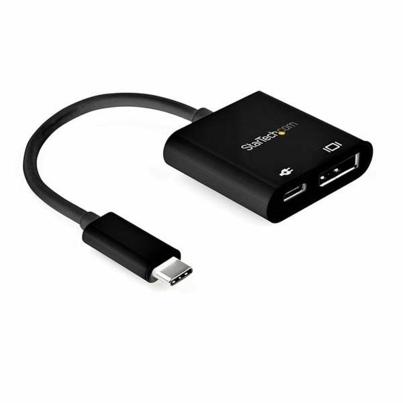 Adaptador USB C a DisplayPort Startech CDP2DP14UCPB         Negro