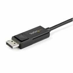 Adaptador USB C a DisplayPort Startech CDP2DP1MBD           Negro 1 m