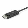 Adaptador USB C a DisplayPort Startech CDP2DP1MBD           Negro 1 m