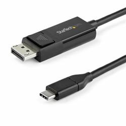 Adaptador USB C a DisplayPort Startech CDP2DP1MBD           Negro 1 m