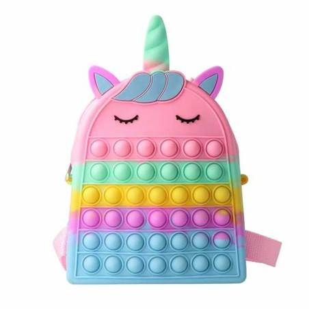 Mochila Infantil Inca Pop-it 16,5 x 20 x 6 cm Unicornio