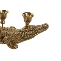 Figura Decorativa Home ESPRIT Dorado Candelabro 42,5 x 12,5 x 11,5 cm