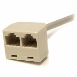 Cable de Red Rígido UTP Categoría 6 Startech RJ45SPLITTER 0,33 m