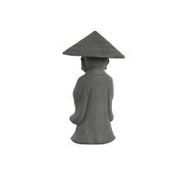 Figura Decorativa Home ESPRIT Gris Monje Oriental 30 x 30 x 53 cm