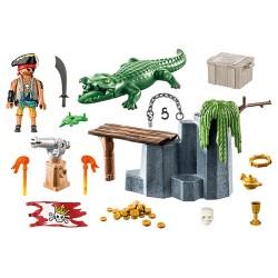 Playset Playmobil Cocodrilo Pirata 59 Piezas