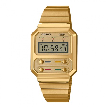 Reloj Unisex Casio A100WEG-9AEF LED (Ø 33 mm)