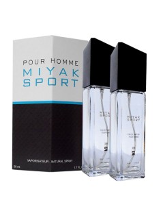 PERFUME DE EQUIVALENCIA PARA HOMBRE MIYAK SPORT 2X50 ML