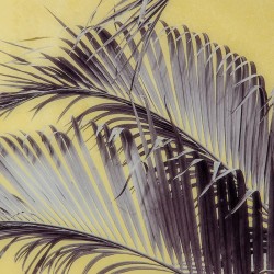 Lienzo Palmera 100 x 2,5 x 100 cm Hojas