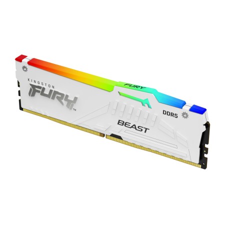 Memoria RAM Kingston FURY Beast White RGB  16 GB DDR5 cl34