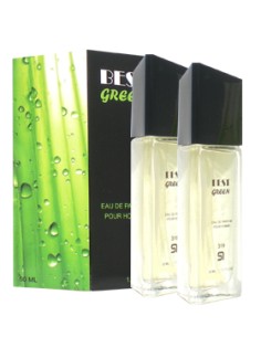 PERFUME DE EQUIVALENCIA PARA HOMBRE BEST GREEN 2X50 ML