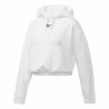 Sudadera con Capucha Mujer Reebok Sportswear Cropped Blanco