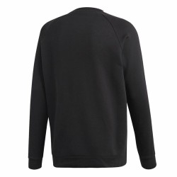 Sudadera sin Capucha Hombre Adidas 3 stripes Negro