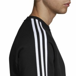 Sudadera sin Capucha Hombre Adidas 3 stripes Negro