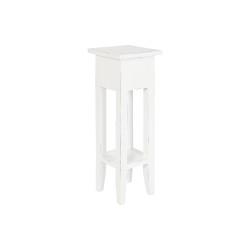 Mesa auxiliar Home ESPRIT Blanco Madera 25 x 25 x 67 cm