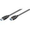 Cable USB Ewent Negro 1 m