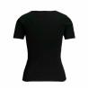 Camiseta de Manga Corta Mujer Jack & Jones Jxsky Ss Knit Negro