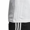 Camiseta de Manga Corta Hombre Adidas 3 Stripes Blanco