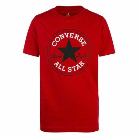 Camiseta de Manga Corta Infantil Converse Rojo 16 Años