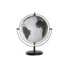 Globo Terraqueo Home ESPRIT Blanco Negro PVC Hierro 24 x 20 x 30 cm