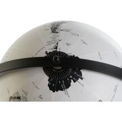 Globo Terraqueo Home ESPRIT Blanco Negro PVC Hierro 24 x 20 x 30 cm