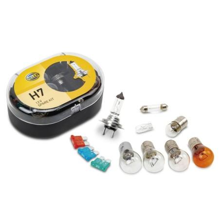 Kit de Recambio de Bombillas Halógenas Hella HEL8GJ002 11 Piezas H7 12 V