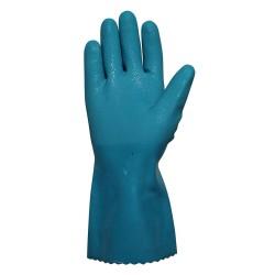 Guantes de Trabajo JUBA Jardín Azul Algodón PVC