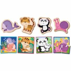 Juego Educativo Lisciani Giochi Puzzle Animals