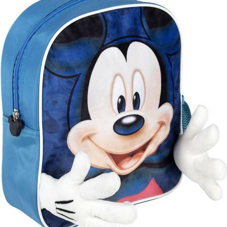 Mochila Escolar Mickey Mouse Azul (25 x 31 x 1 cm)