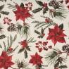 Mantel resinado antimanchas Belum Christmas Flowers 250 x 140 cm