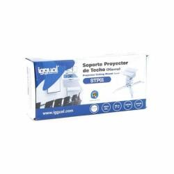 Soporte de Techo Inclinable y Giratorio para Proyector iggual STP01 IGG314708 -22,5 - 22,5° -15 - 15°